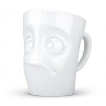 Чаша с дръжка за капучино и горещ шоколад Baffled, Fiftyeight Products, 350 мл, дизайнерски порцелан