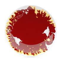 Чиния Hot, Fiftyeight Products, плитка, дизайнерски порцелан, Ø 28 см