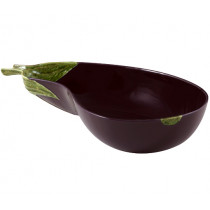 Купа Aubergine, Bordallo Pinheiro, дизаѝнерска керамика, 47 х 25 см