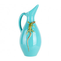 Кана Vase with Lizzard, Bordallo Pinheiro, дизайнерска керамика, 30 см