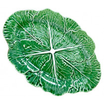 Плато Cabbage, Bordallo Pinheiro, дизайнерска керамика, 37.5 х 26 см