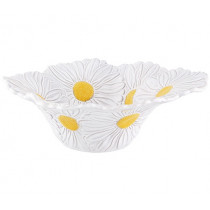 Купа Maria Flor Daisies, Bordallo Pinheiro, дизаѝнерска керамика, 27.5 x 24.7 см 