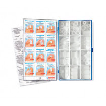 Assortment box of polymer gel items