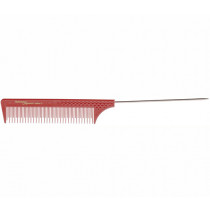 Гребен за тупиране на коса Hercules & Sägemann, Carbon C22 Red, 22 см