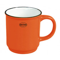Чаша за кафе и чай Capventure Cabanaz Orange, керамична, 180 мл