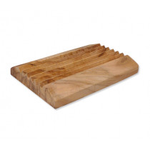 Soap dish Spa Vivеnt, olive wood, ribbed