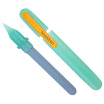 Пила за нокти Erlinda Solingen NailMaid Turquoise, керамична, с избутвач и калъф