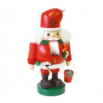 Декоративен орехотрошач Richard Glaesser Nutcracker Santa, ръчна изработка, 19 см