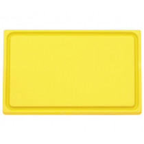 Дъска за рязане F. Dick Yellow, с улей за оттичане, 53 х 32.5 х 2 см