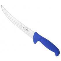 Месарски нож за транжиране ErgoGrip, F. Dick, извито острие с алвеоли, 21 см