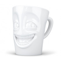 Чаша с дръжка за капучино и горещ шоколад Joking, Fiftyeight Products, 350 мл, дизайнерски порцелан