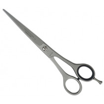 Ножица за подстригване на животни Zvetko BG, извито острие, 7" / 18 см