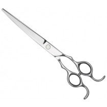 Ножица за подстригване на животни Zvetko BG Polished, извито острие, 7" / 18 см
