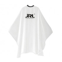 Фризьорска пелерина JRL Premium White, със силиконова яка