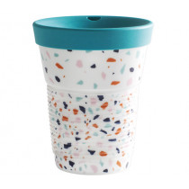 Чаша с капак Kahla To Go Magic Grip Minerals, за мобилно ползване, порцеланова, 350 мл