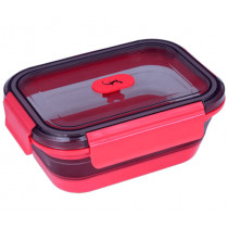 Кутия за храна и съхранение на продукти Lurch Up & Down Box Frozen Pink, сгъваема, херметическа, 800 мл, 18,2 x 14 x 7,2 см