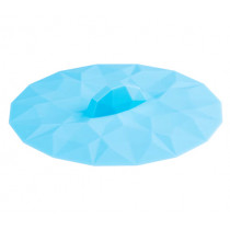 Предпазен капак за чаши Lurch Diamant Aquamarine, силиконов, Ø 10.5 см