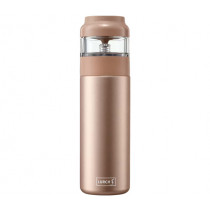Термо шише с цедка за чай Lurch Light Rose, неръждаема стомана, 0.4 л