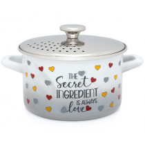 Емайлирана готварска тенджера The Secret Ingredient, дълбока, Ø 20 см, 3.5 л