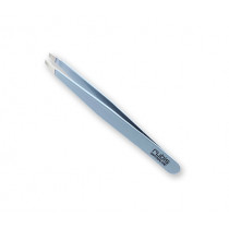 Tweezers Rubis Classic Light Blue, slanted tips