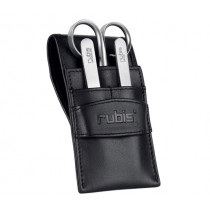 Manicure Set Rubis Men's & Ladies' Grooming, 4 pcs, Red