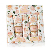 Комплект натурален душ гел и лосион за тяло Saponificio Artigianale Fiorentino Rosa, 2 x 250 мл