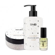 Козметичен подаръчен комплект SNB Cheers To You, 3 части