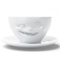 Чаша за кафе и чай Winking White, Fiftyeight Products, 200 мл, дизайнерски порцелан