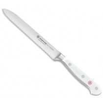 Кухненски нож Wusthof Classic White, Solingen, назъбено острие 14 см 