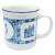 Чаша за кафе и чай Capventure Cabanaz Dutch Blue House & Tulip, керамична, 250 мл