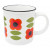 Чаша за кафе и чай Capventure Cabanaz Lola Red Flowers, керамична, 250 мл