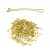 Фиби за коса Locatelli Sabrina Wavy Brass, тип "вълна", златни, 5 см, 250 гр.