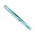 Скосена козметична пинсета Rubis Pastel L-Blue SkiJ, 9.5 см
