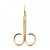 Cuticle scissors Rubis Colibri Gold, еxtra pointed tips