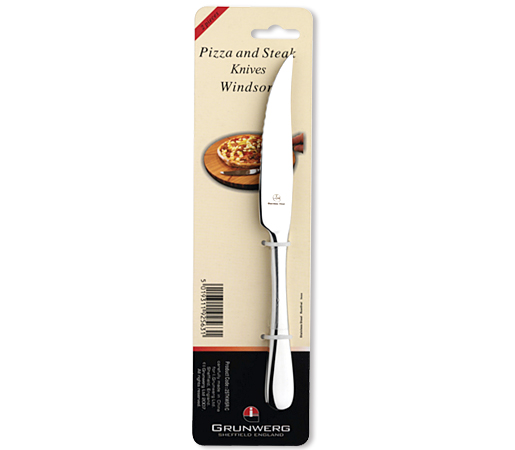 Windsor Steak and Pizza Knives, Grunwerg, Set of 2